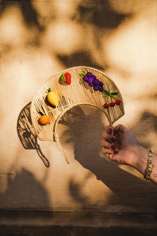 Wicker fruits hair band